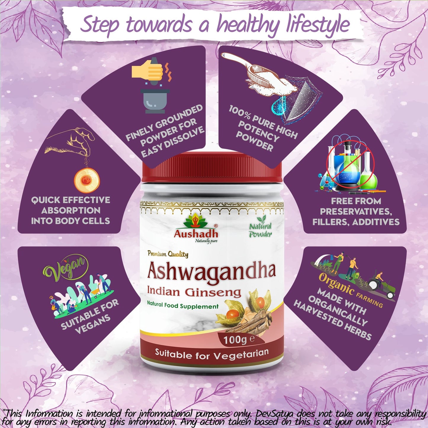 Ashwagandha Powder - Koersvoer